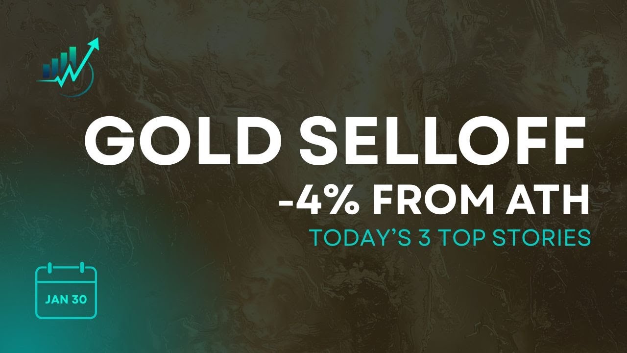 Markets Today: Gold Drops 4% After Record High | Apple Earnings Beat | China PMI 50