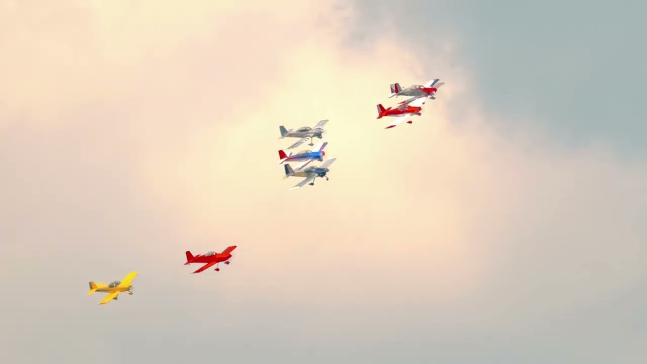 Vans RV | Stabilized Footage | Smoke On Aviation Formation Team | 2024 Lake Cumberland Airshow