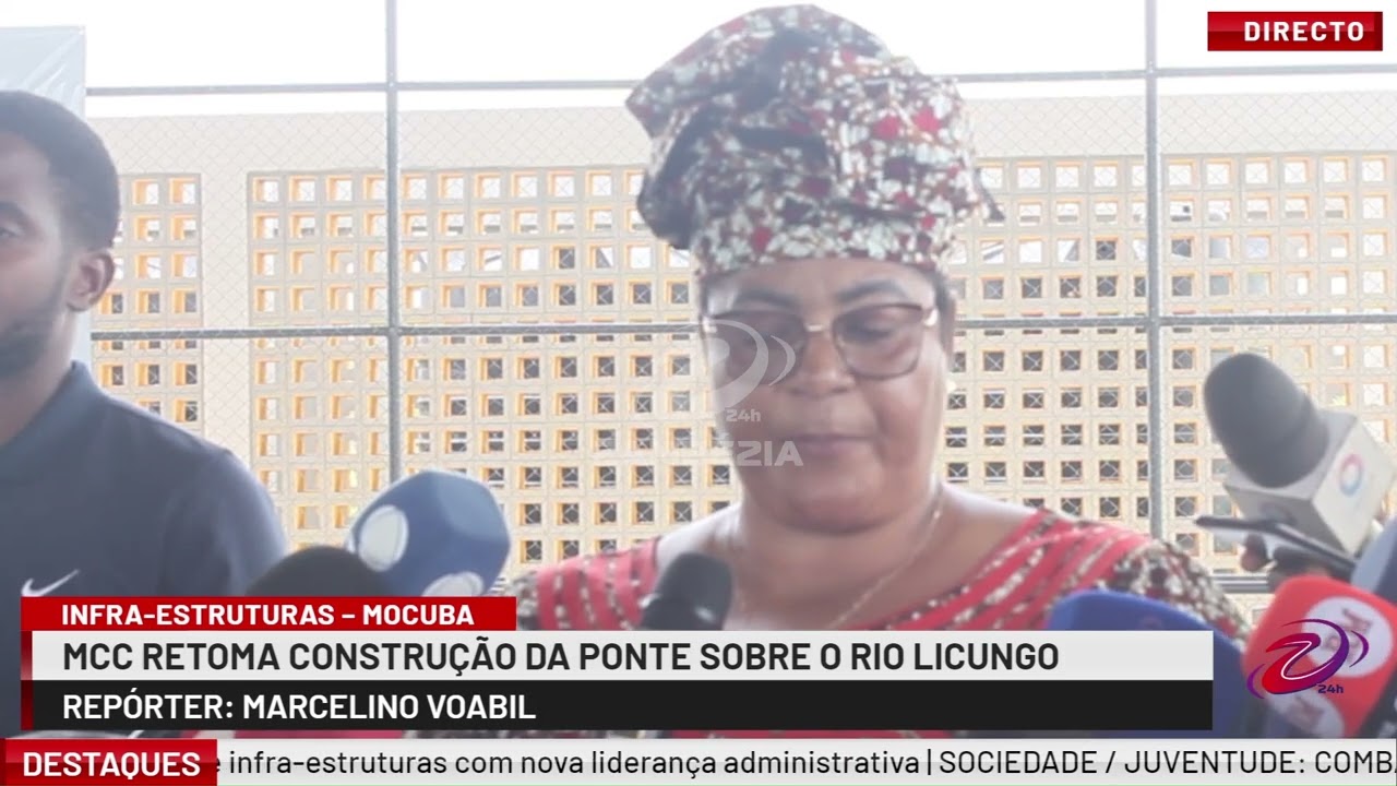 MCC RETOMA CONSTRUÇÃO DA PONTE SOBRE O RIO LICUNGO EM MOCUBA