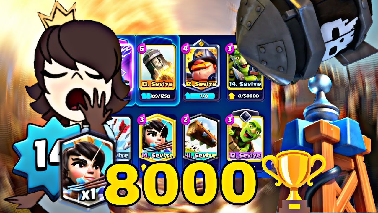RAKİP OYUNU BIRAKTI! LOG BAİT DESTESİYLE 10 BİN KUPAYA KASIYORUZ! 8000🏆 #4