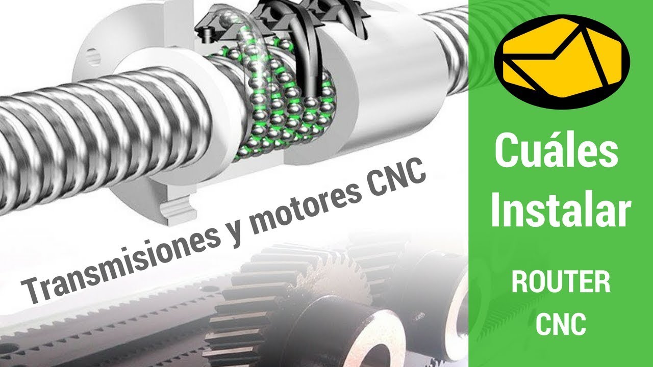 Que Motor y Transmisión montar: Router, Fresadora o Torno CNC