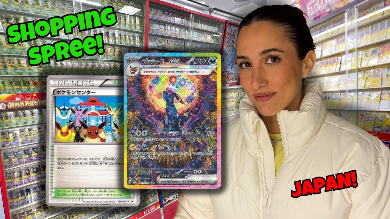 Going On A Pokemon SHOPPING SPREE In Japan POV