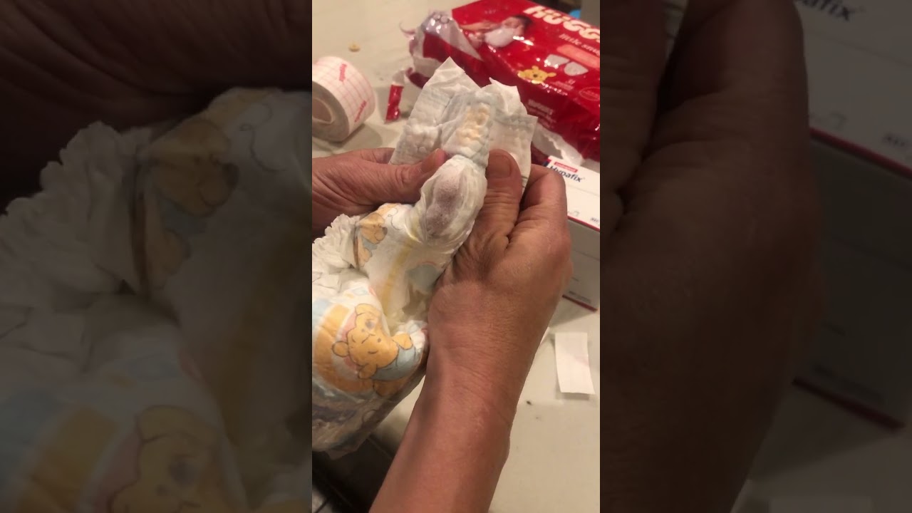 How to make cat diapers with a tail hole