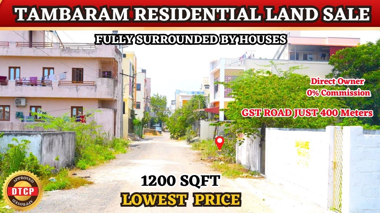 Tambaram Land For Sale - Low Price | Tambaram Plots | Residential Location  | #tambaram #landforsale