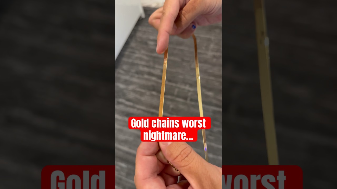 Worst SOLID Gold chain of all time! Do not buy! #jacoje #gold #goldchain