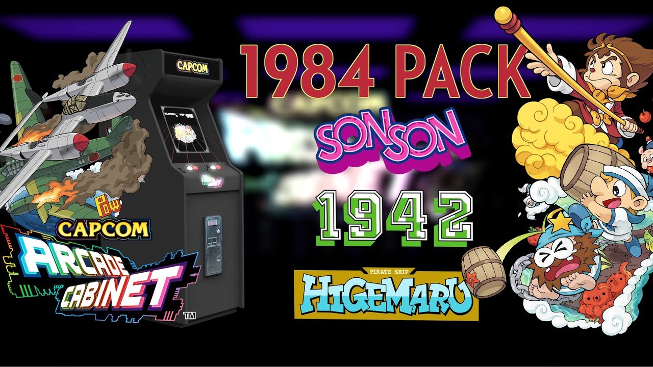 Capcom Arcade Cabinet - 1984 Pack [SonSon, 1942 & Pirate Ship Higemaru]
