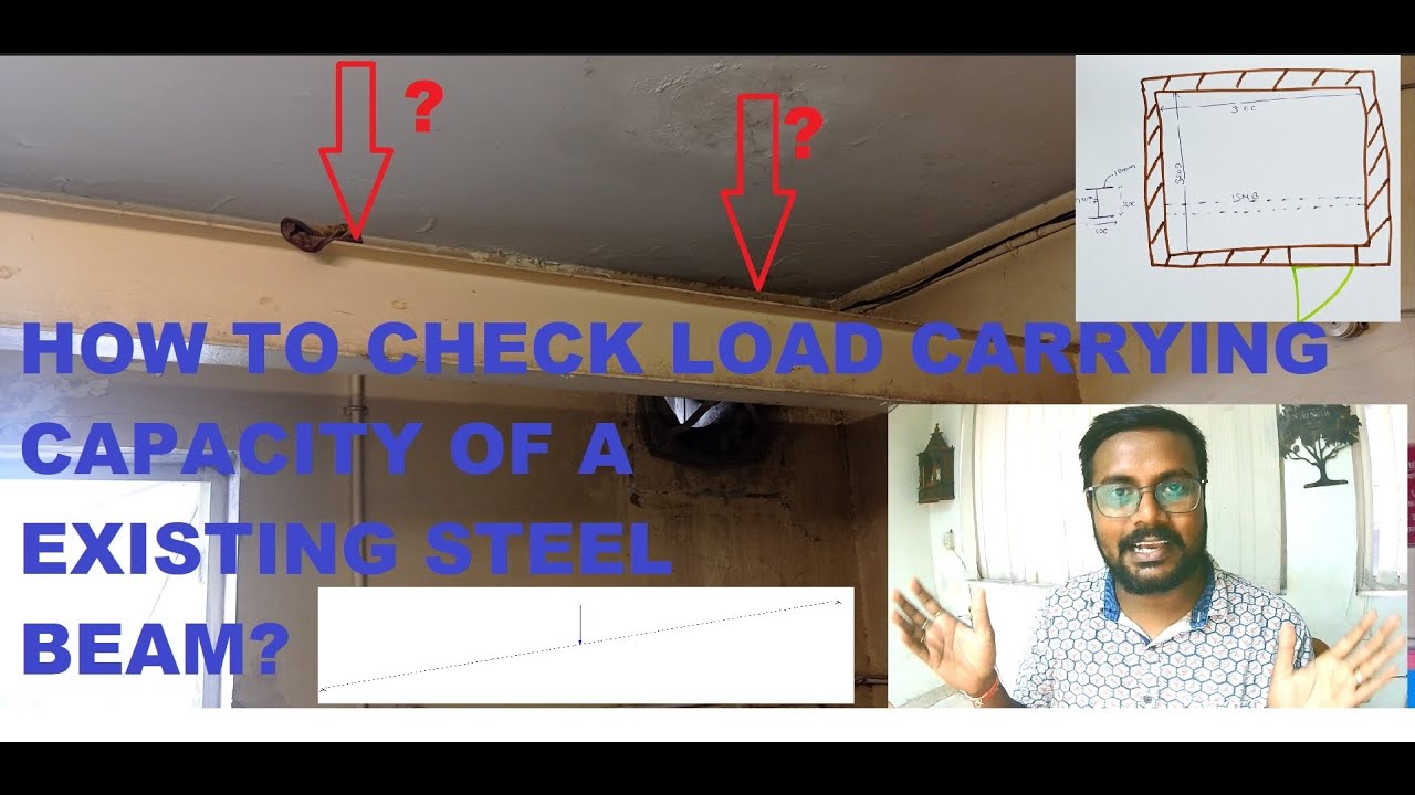 How to Check The Load Carrying Capacity of Existing Steel Beam using Staad Pro and NDT Examination.