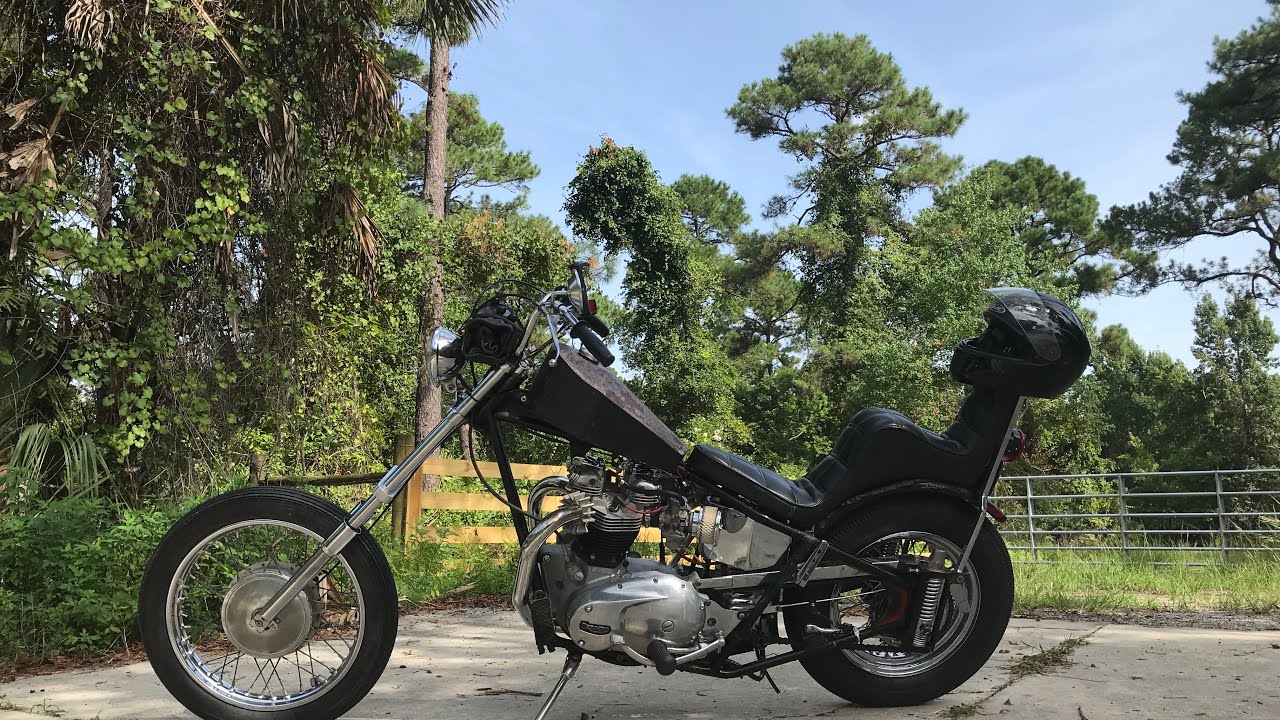 ‘67 Triumph chopper barn find test ride time