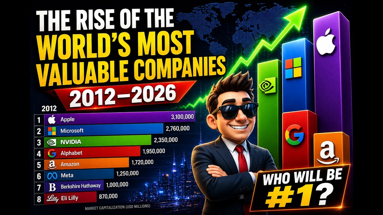 The Rise of the World's Most Valuable Companies 2012&ndash;2026  Biggest Market Cap Rankings Ever