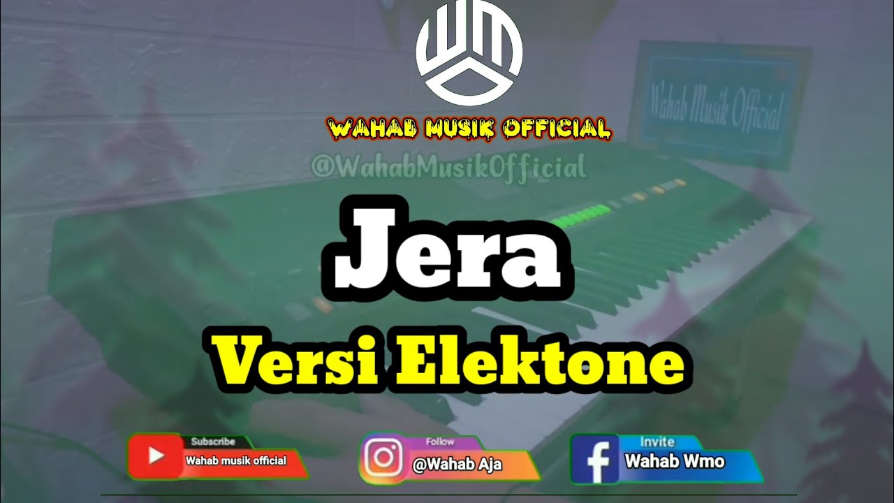 Lagu dangdut versi electone || Jera / Nr musik elektone 
