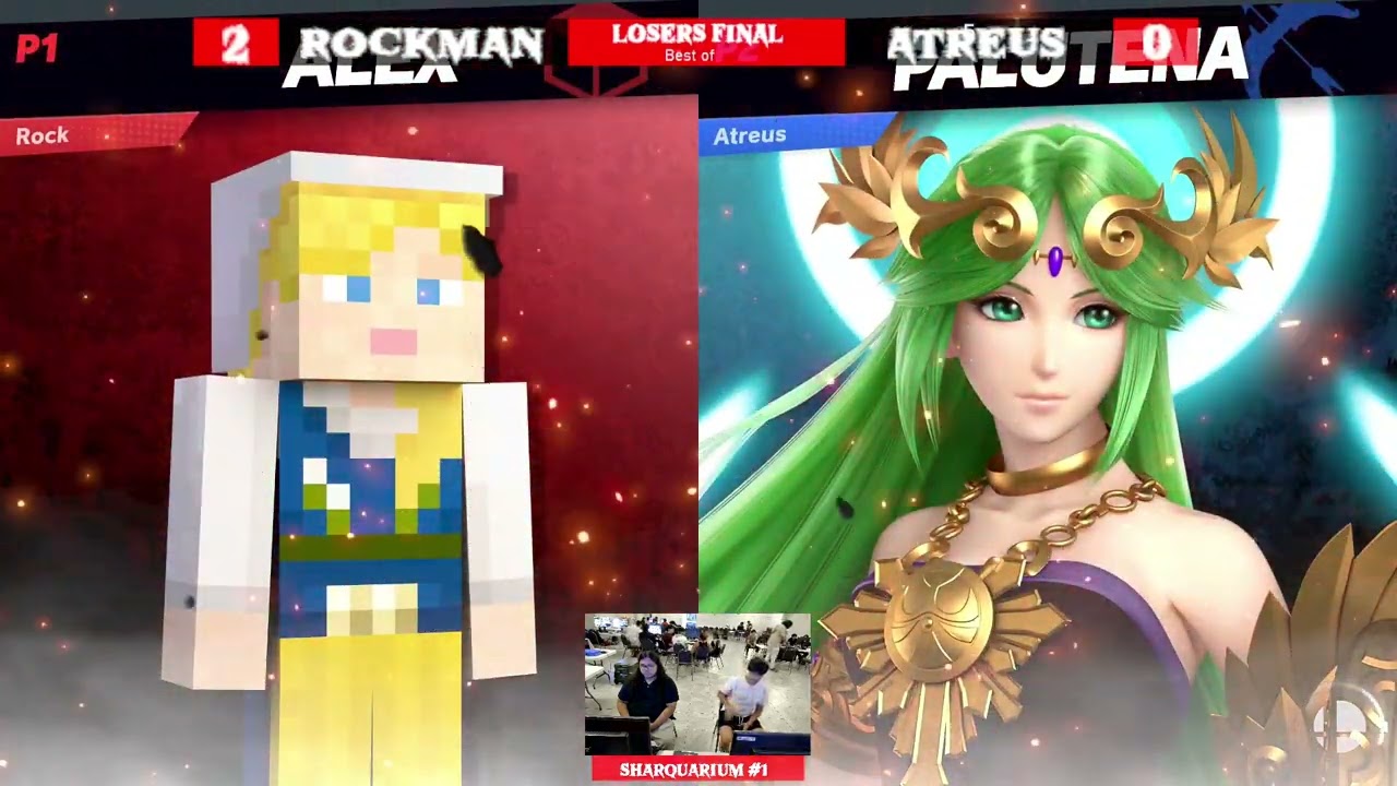 Sharquarium #1 Losers Final - MP | RockMan (Steve) Vs. Yikes! | Atreus (Palutena) - SSBU Tournament
