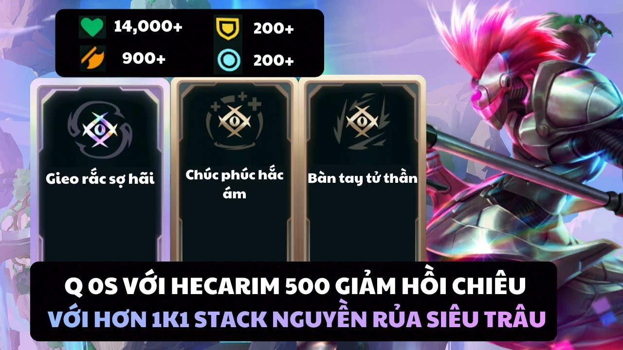 VÕ ĐÀI: HƠN 1K1 STACK NGUYỀN RỦA, HECARIM VỪA TRÂU VỪA DAME TO!!!