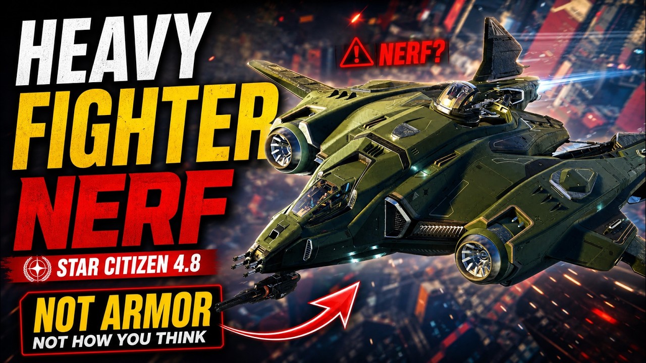 Реальное ослабление тяжёлых истребителей в Star Citizen 4.8 (дело не в броне)
