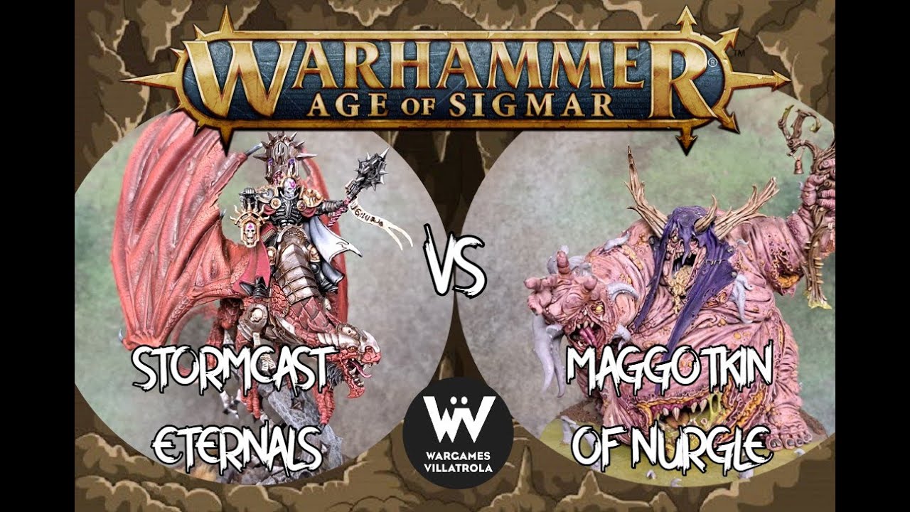 Age of Sigmar Battle Report: Stormcast Eternals Vs Maggotkin of Nurgle