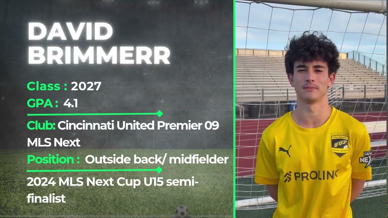 David Brimmer CUP U17 fall highlight video