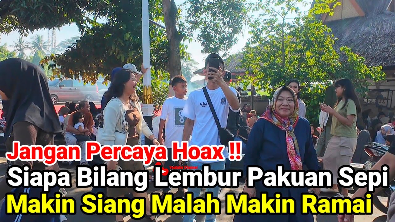 Jangan Percaya Hoax‼️Siapa Bilang Lembur Pakuan Sepi Makin Siang Malah Makin Ramai
