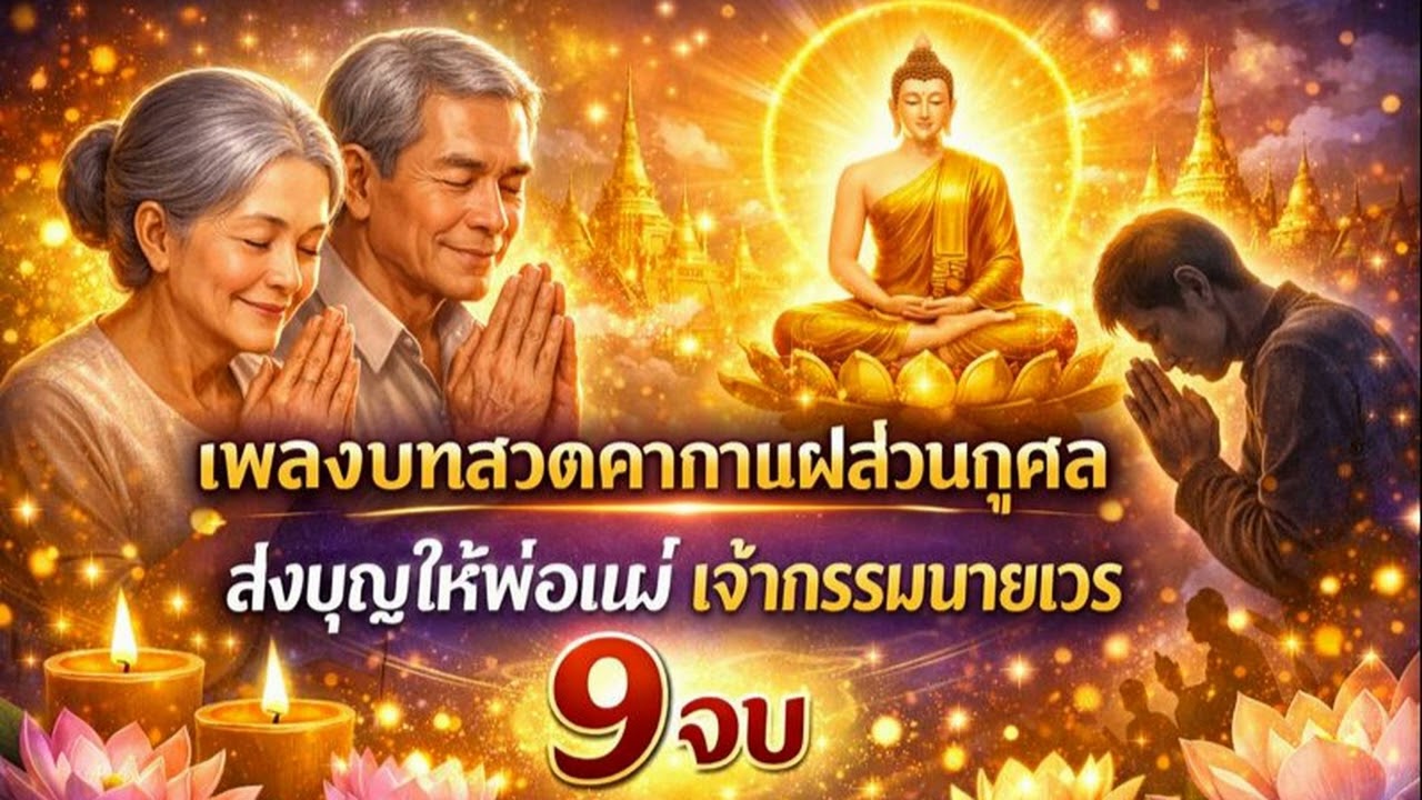 เพลงบทสวดอิทังเม (แผ่ส่วนกุศล) 9 จบ ส่งบุญให้พ่อแม่ เจ้ากรรมนายเวร ตัดเวรตัดกรรม #9จบ