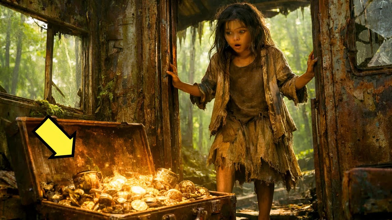 THE ORPHAN GIRL ESCAPED TO THE ABANDONED TRAIN… BUT WHAT SHE FOUND CHANGED HER LIFE