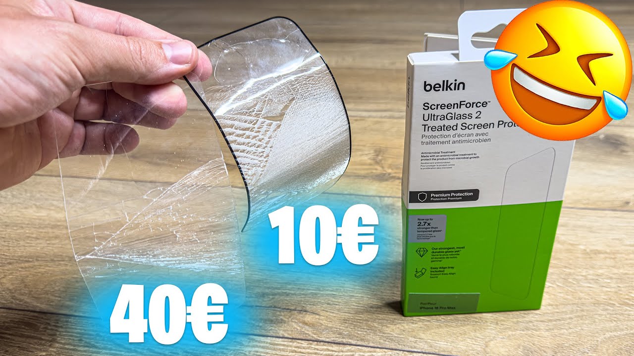 40€ Apple Belkin Panzerglas vs. 10€ ROXX Glas | iPhone 16 Pro