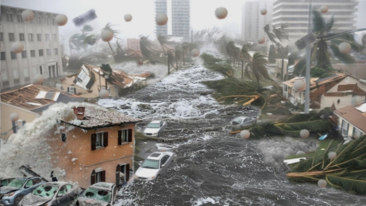 8 minutes ago, Chaos in Spain! Half of Madrid and Avila were hit by hail storms and flooding