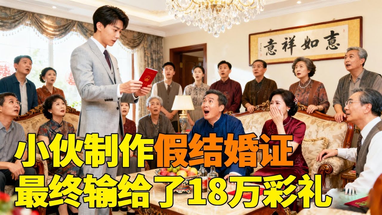 小伙造假结婚证硬抗父母！本想一招搞定婚姻大事，没料到输给 18.8 万天价彩礼！【轩语说媒】