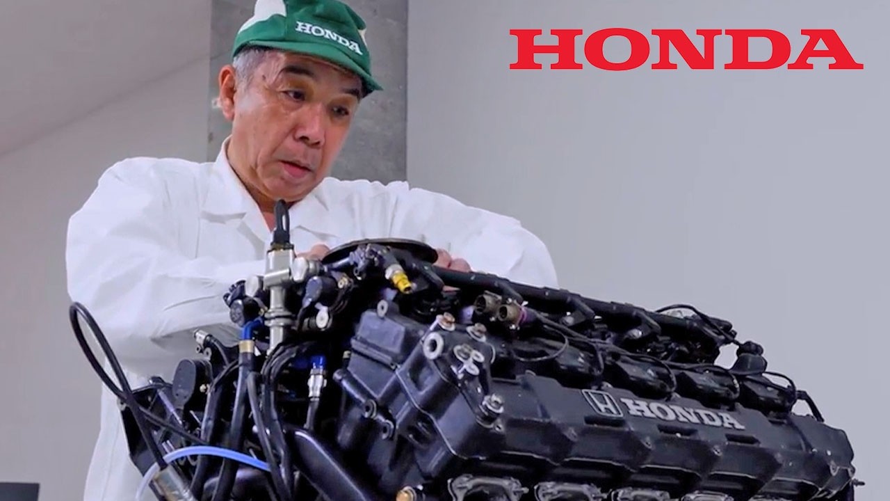 V10 F1 Engine Disassembly - Senna's Last Honda  -  from start to end