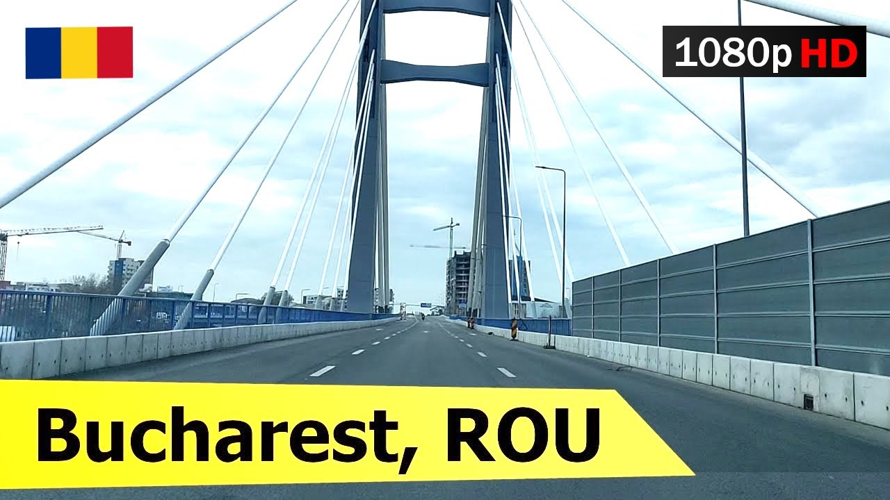 🔴 Bucharest, ROU • Pasajul Ciurel 【1080p FHD】 Driving on Splaiul Independentei • Bucuresti, Romania