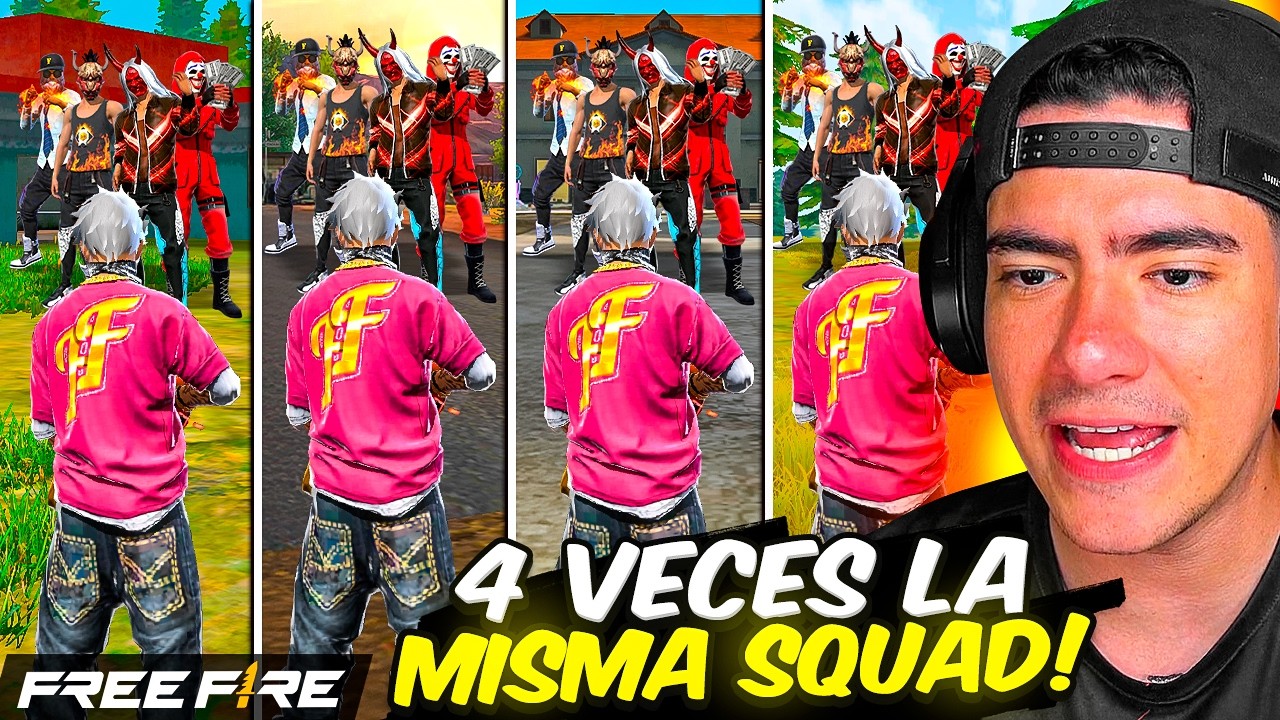 JUGADORES NOS ESPAREJAN 4 VECES SEGUIDAS EN FREE FIRE !! - TheDonato Live