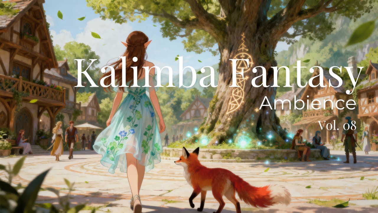 Fantasy Kalimba Music | Peaceful Elf Tree Ambience (1 Hour)
