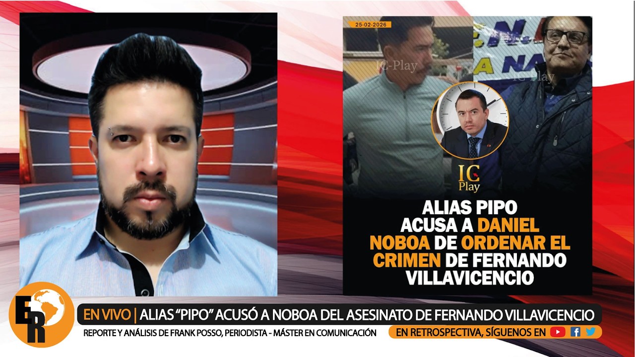 ALIAS PIPO ACUSÓ a NOBOA del ASESINATO de FERNANDO VILLAVICENCIO | REACCIONES | COYUNTURA