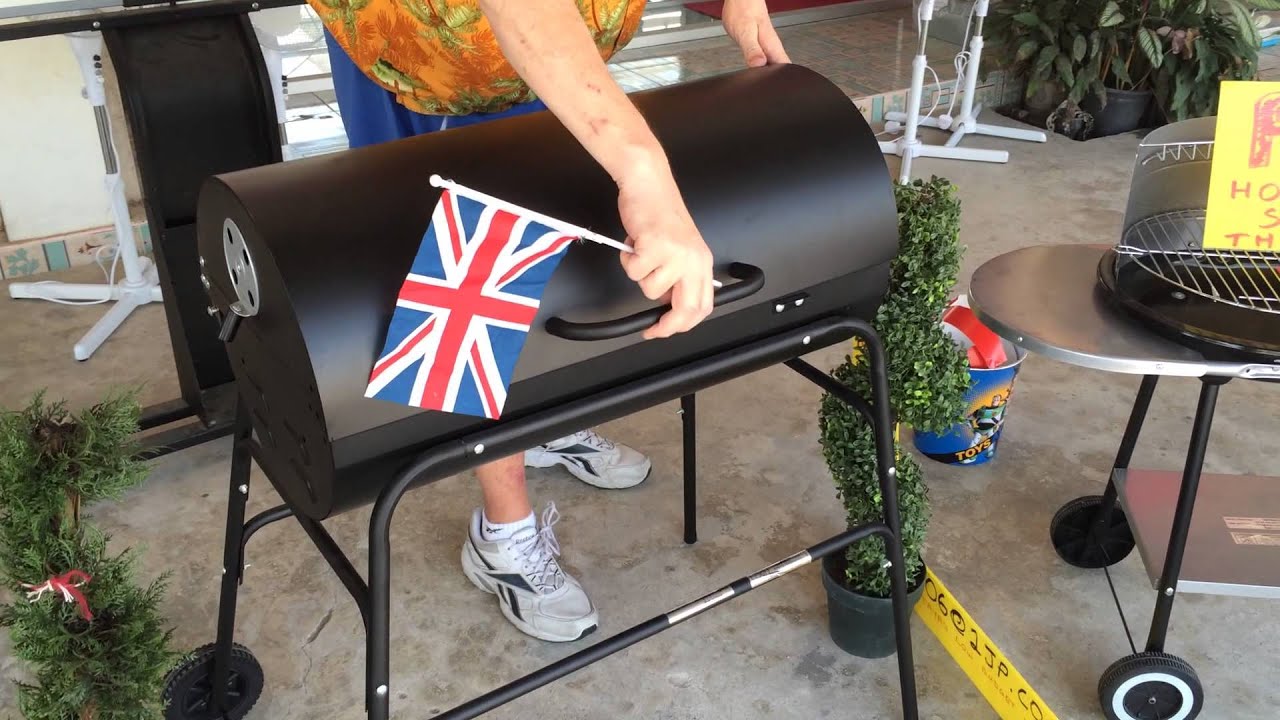 RVC - Deal if the day – OIL DRUM CHARCOAL BBQ WITH LID