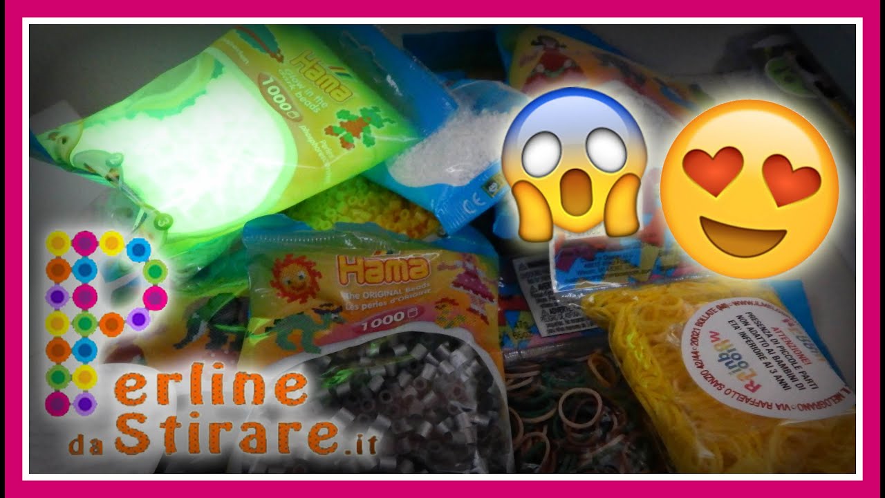 REVIEW Acquisti Perline HAMA BEADS/Basi ed Elastici RAINBOW LOOM