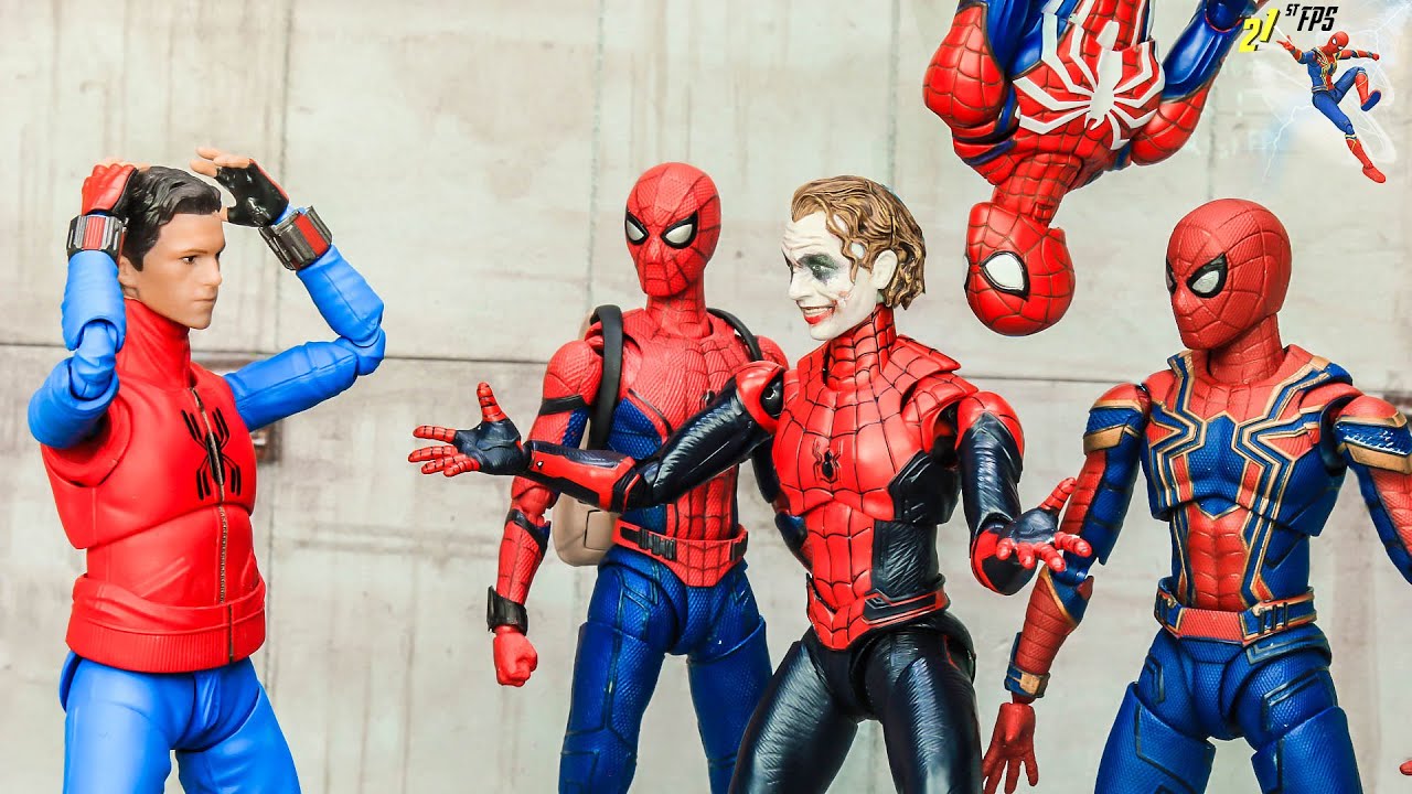SPIDER MAN Suits Stolen by Joker | Figure Stopmotion