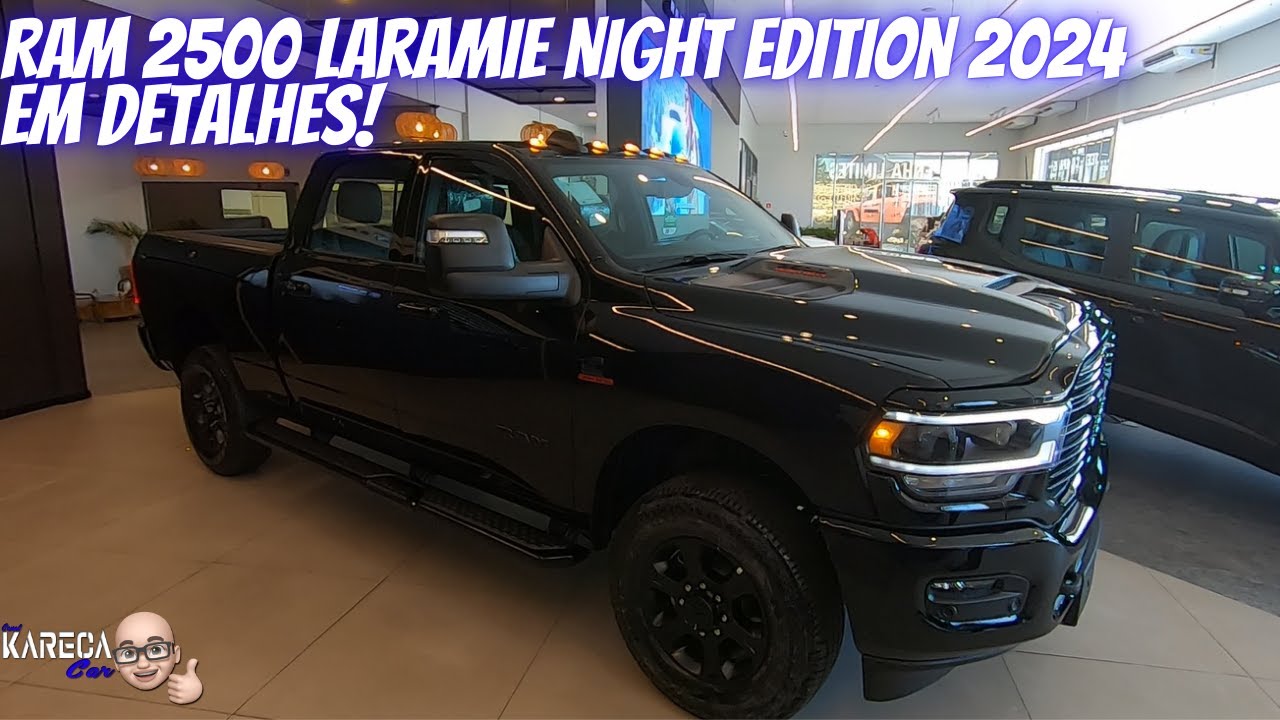 Ram 2500 Laramie Night Edition 2024 em detalhes!