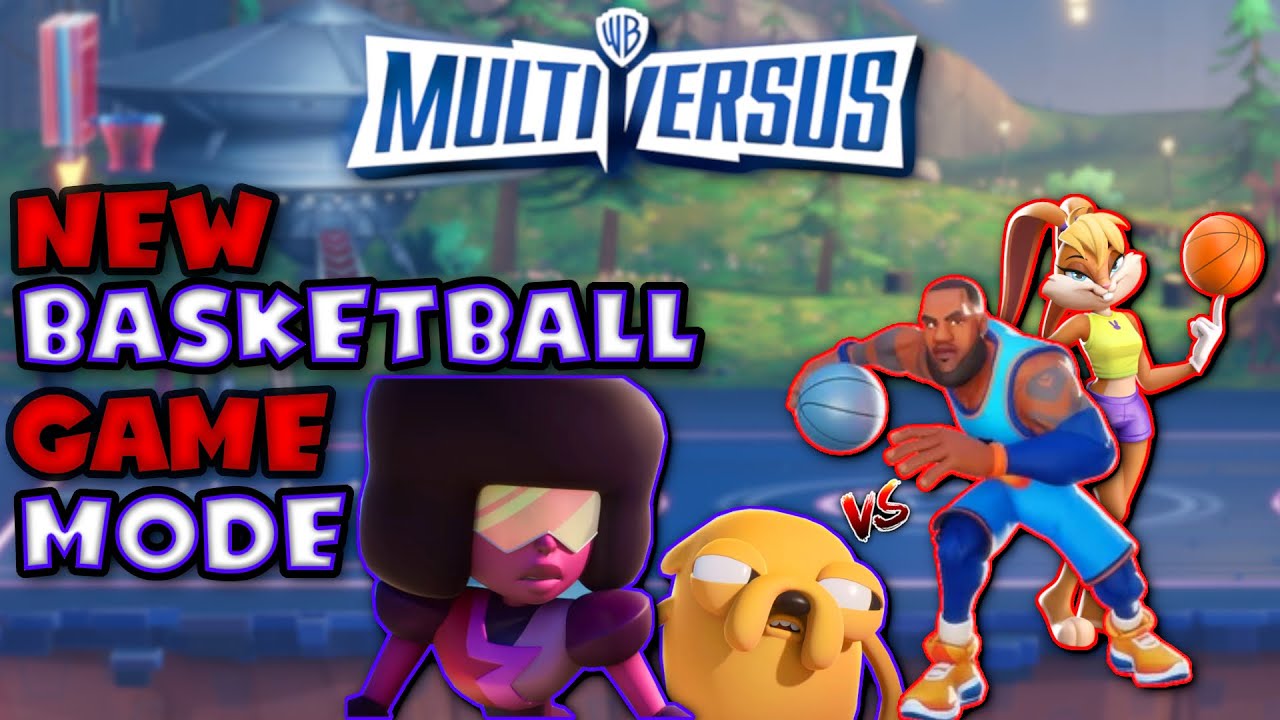 I CREATED a NEW BASKETBALL GAME MODE in Multiversus Gameplay | 2v2 | Customs #multiversus