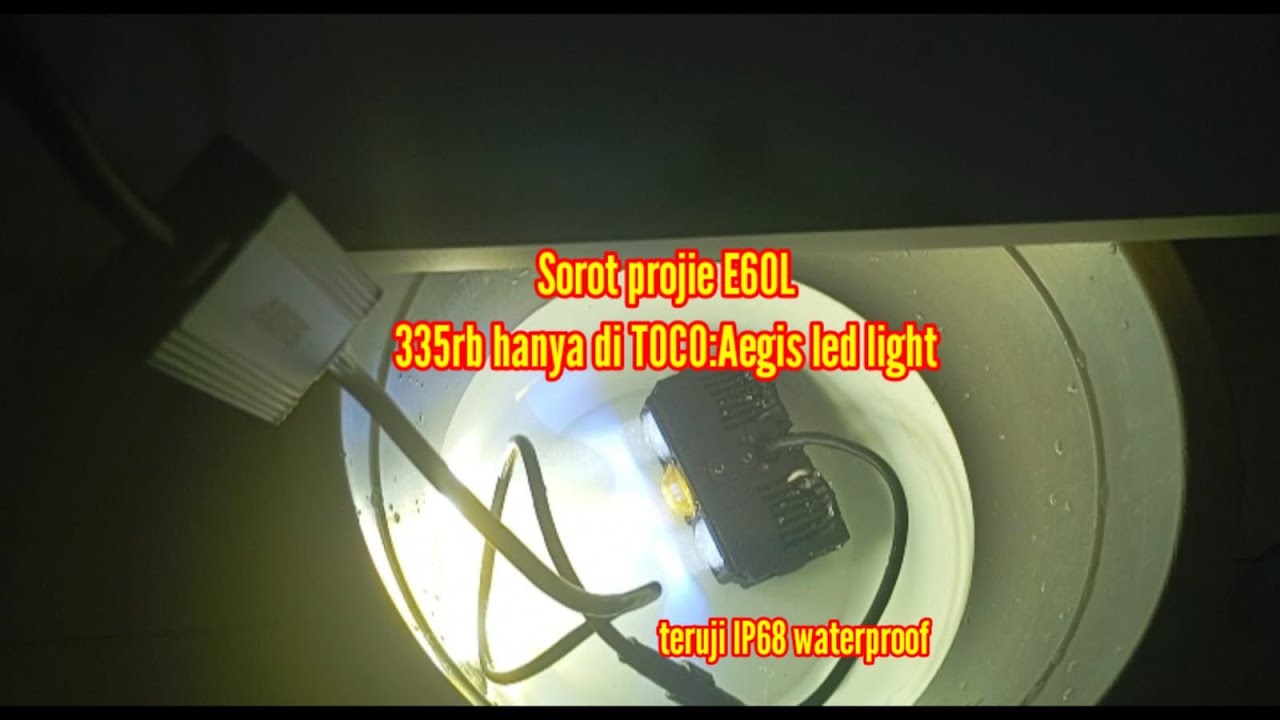 Semurah ini 335rb led sorot projie AEGIS  E60L blue lens hanya di App TOCO