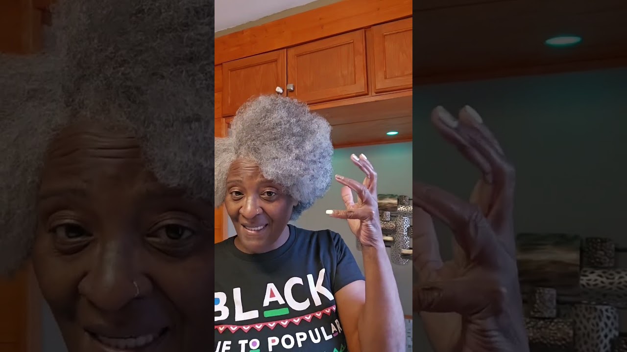 2 strand twist on gray hair #2strandtwist #naturalhair #grayhair #trending #devacurl