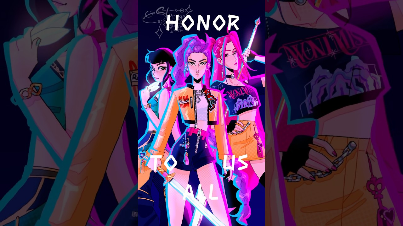 honor to us all❤️ #kpopdemonhunters #mulan #animation #fanart #huntrix