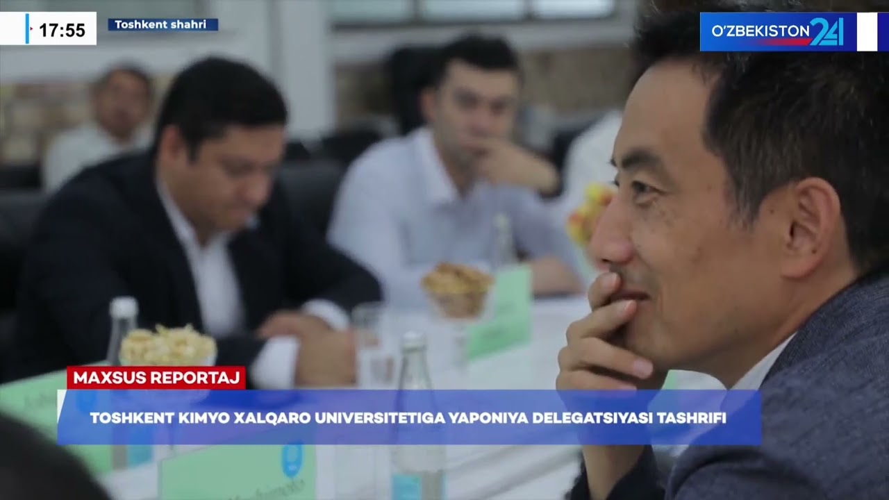 Maxsus reportaj | Toshkent kimyo xalqaro universitetiga Yaponya delegatsiyasi tashrifi