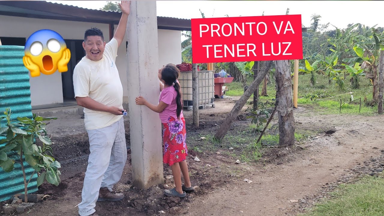 JUANITA PRONTO VA TENER LUZ En Su Casita,Ya Tiene Su Propia PILASTRA