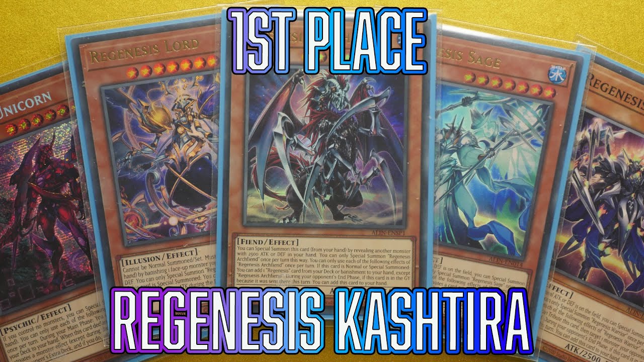 Yu-Gi-Oh! 1ST PLACE Regenesis Kashtira Deck Profile