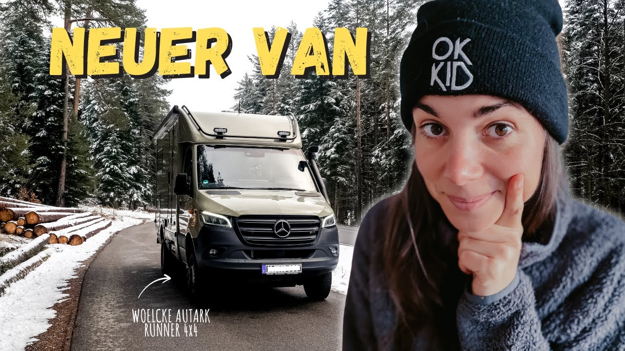 WINTERCAMPING im SCHWARZWALD🌲 | Unser Abenteuer im WOELCKE AUTARK Runner 4x4 Sprinter 🚐 (+ Van Tour)