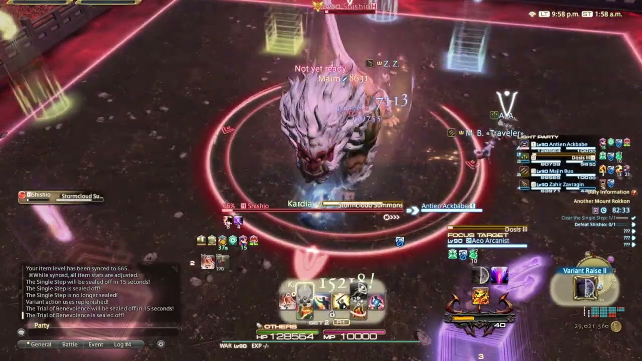 FFXIV Another Mount Rokkon (Criterion) Single Pull full clear 19:49
