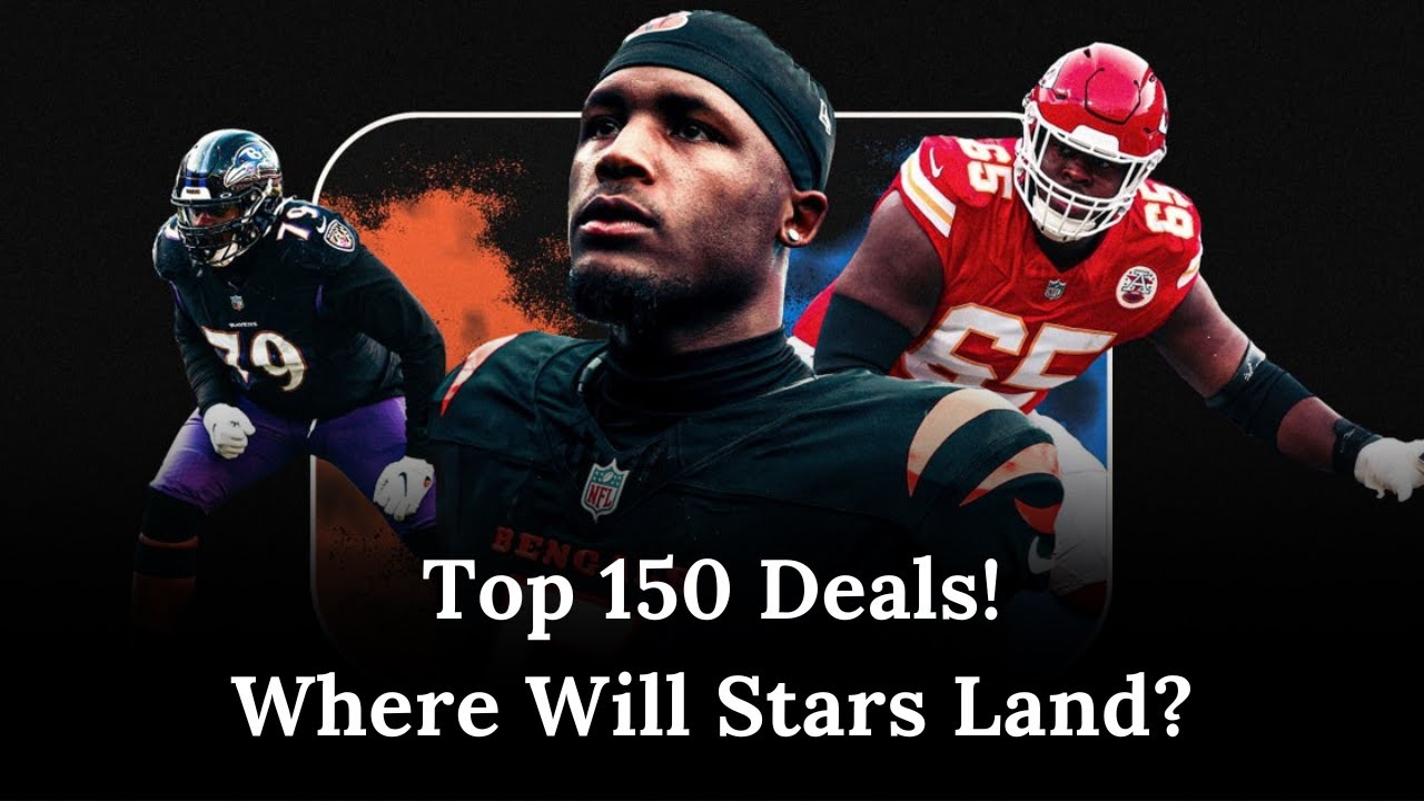 2025 NFL Free Agency Tracker: Top 150 Players, Sam Darnold, Aaron Rodgers, and More | AD1Z