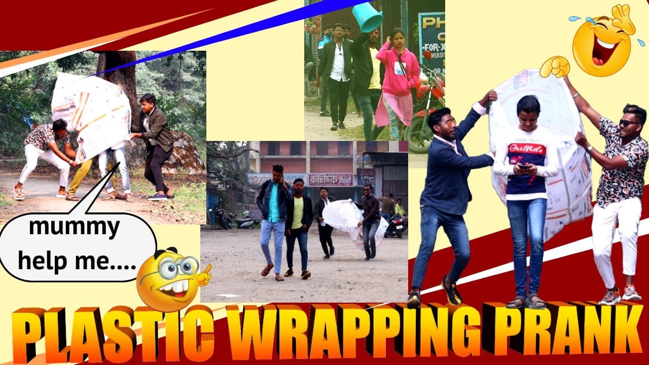 PLASTIC WRAPPING PEOPLE PRANK - GONE WRONG | Pranks In India 2021 | CP TV - CHICHORAAPANTI TV