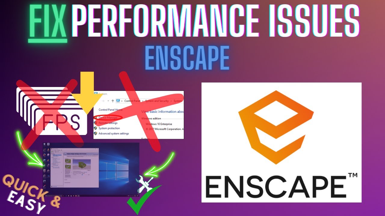 Enscape Lag Fix – Fix Stuttering, Freezing, High GPU Load & Slow Renders