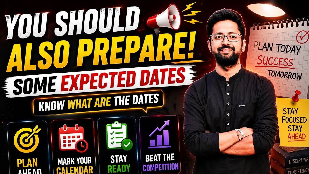Expected exam dates of some big exams💪🔥🔥
