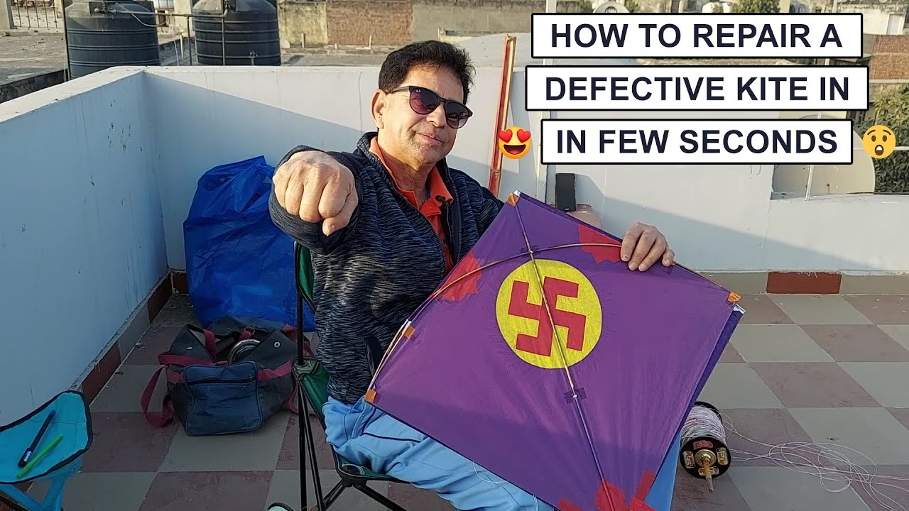 How To Repair A Defective Kite In Few Seconds