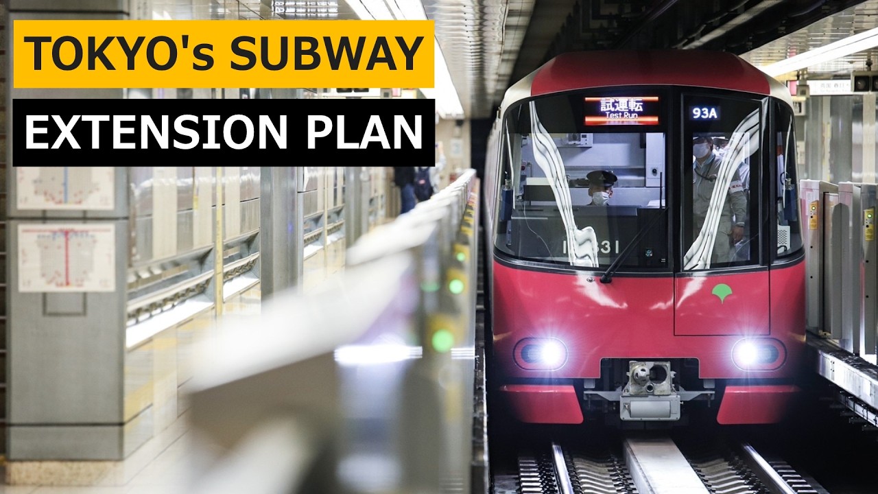 Tokyo's Future Subway: Massive Extension Plan of the Ōedo Line