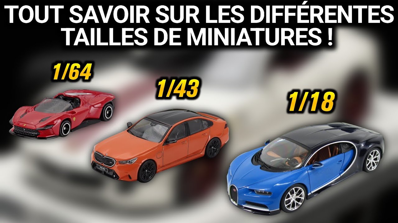 TOUT SAVOIR & COMPRENDRE sur les DIFFÉRENTES TAILLES de VOITURES MINIATURES !